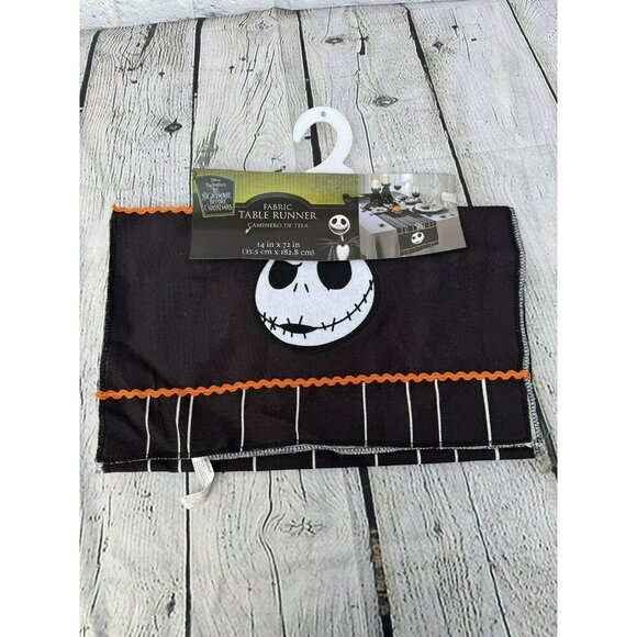 Nightmare Before Christmas Movie Jack Halloween Party Decoration Table Runner - Picture 2 of 5